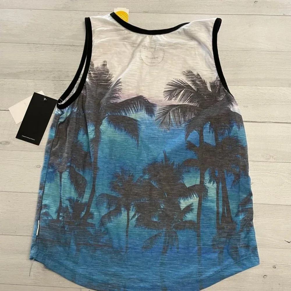 Stitchfix capsule boys palm tree tank NEW youth medium‎